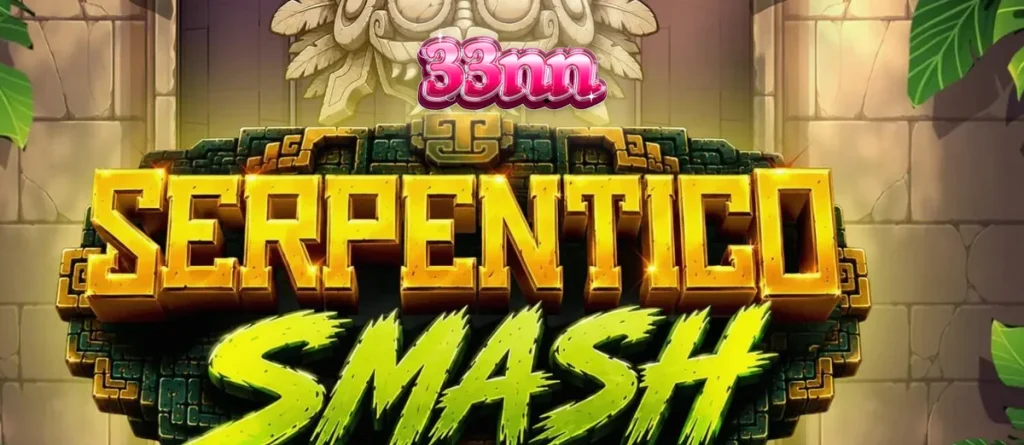 Cena de jogo do slot Serpentico Smash com elementos da selva asteca e símbolos de pedra